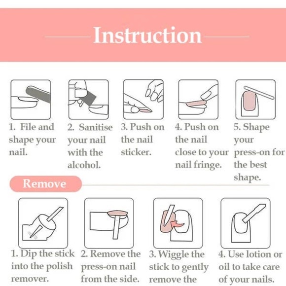 24 Piece Press on Nails - Picture 3 of 3